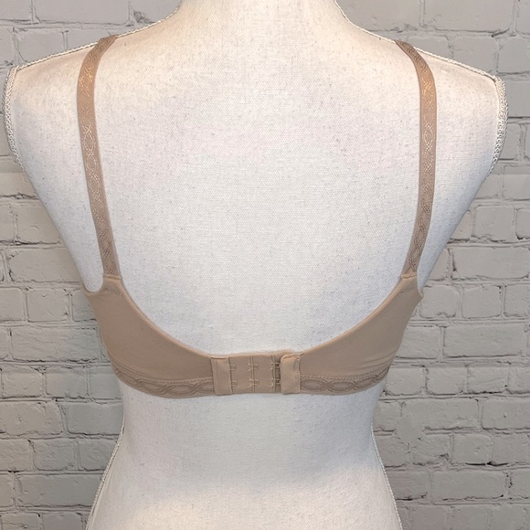 WARNER'S Bra "Cloud 9" Full Coverage Wireless Contour Tan-34C - Picture 2 of 2